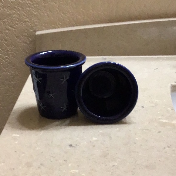 Set of 2 Longaberger tea light holders - Picture 2 of 5